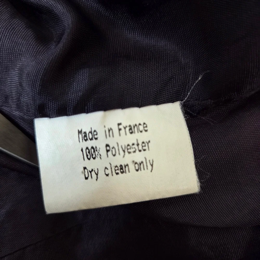 Vertigo Paris Navy Blue Safari Utility Jacket Blazer Made in France S - Picture 6 of 6